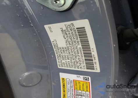 2022 Honda Accord Sport Se из США, поврежденный, VIN 1HGCV1F4XNA064029